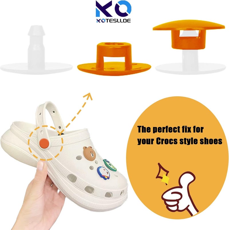 KOTESLLOE 8 Sets Replacement Rivets for Crocs, Replacement Parts for Crocs - Image 2